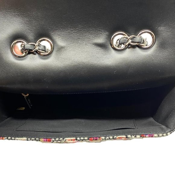 Chanel 2017 Classic Tweed Multicolor Shoulder Bag - Picture 6 of 10
